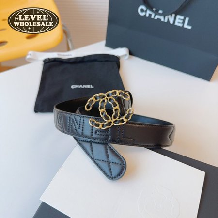Chanel Black Limited Edition Belt 3.0cm