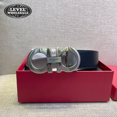 Ferragamo Black Belt 3.5cm