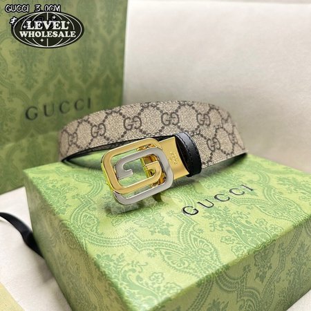 Gucci Two-Sided Belt 3.0cm