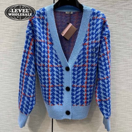 Miu Miu V-Neck Cardigan Sweater