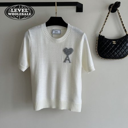 Amiri White Knit T-Shirt