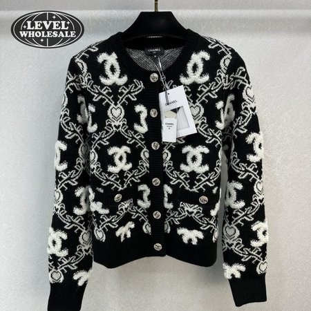 Chanel Round Collar Cardigan Sweater