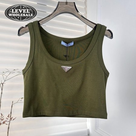 Prada Green Tank Top