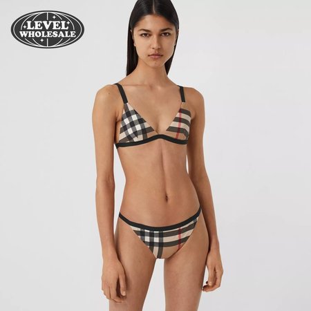 Burberry Streak Two-Piece Swimsuit