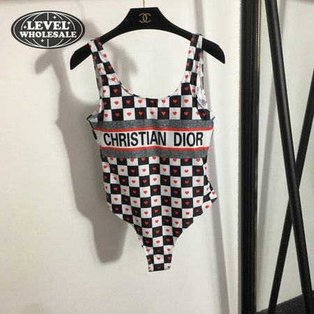 Dior Grid One-Piece Swimsuit