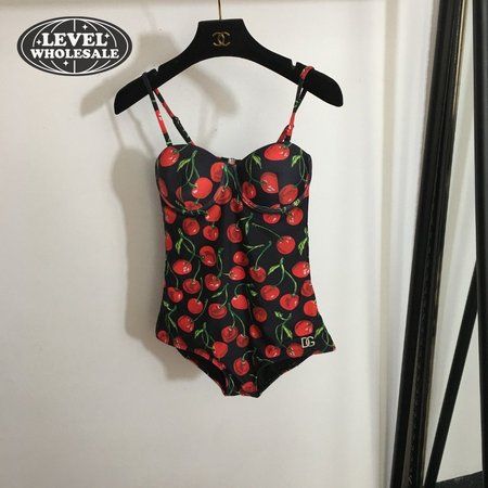 Dolce & Gabbana Cherry One-Piece Swimsuit