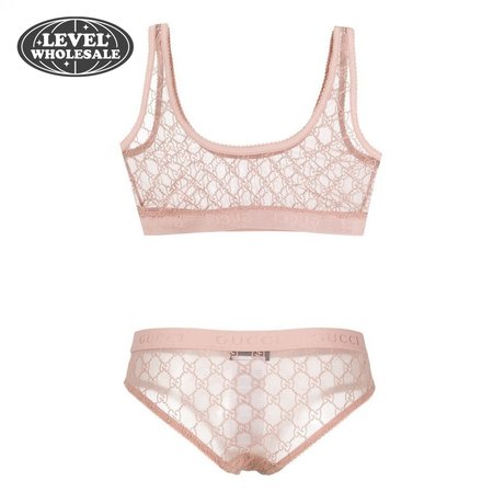 Gucci Pink Two-Piece Swimsuit