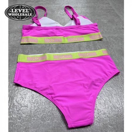 Moschino Pink Two-Piece Swimsuit