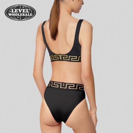 Versace Black Two-Piece Swimsuit