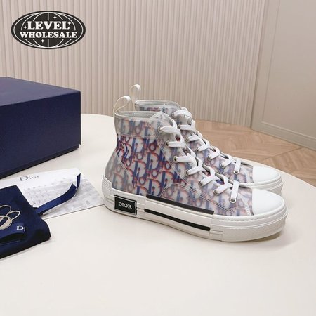 Dior B23 High Top Red Blue Oblique 35-45