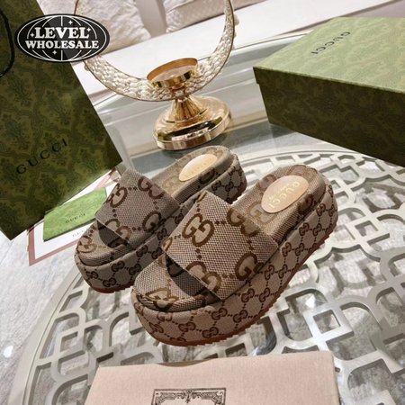 Gucci Women's Platform Slippers With Super G