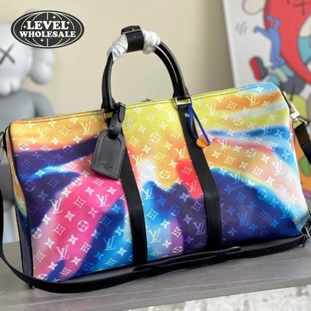 keepall bandouliere 50 sunset monogram multicolor