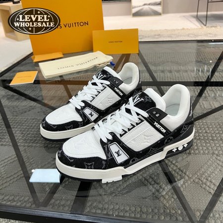 trainer white black sneaker
