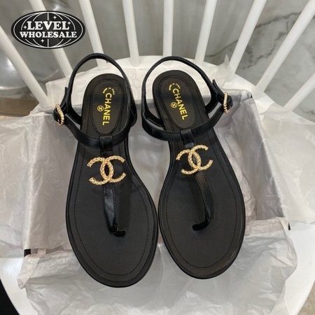 Chanel Leather Sandals