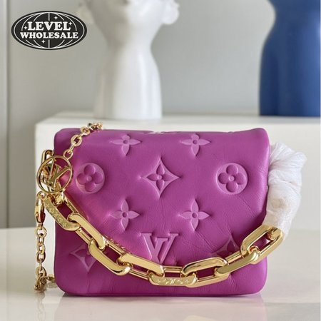 beltbag coussin cruise 22 monogram embossed orchid