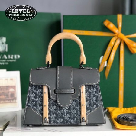 Goyard Saigon Structure Mini Bag Gray