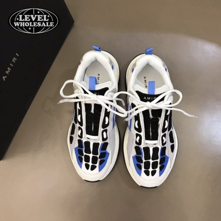 AMIRI Bone Runner White Black Grey Blue