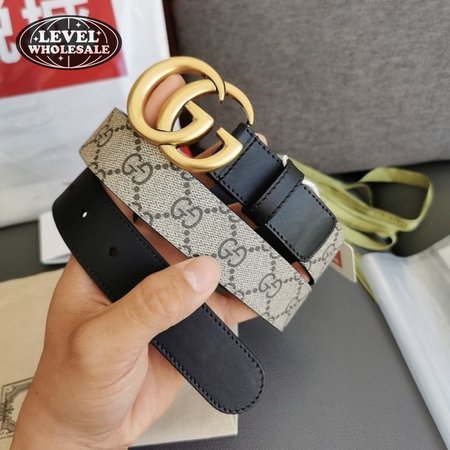 Gucci Beige GG Belt