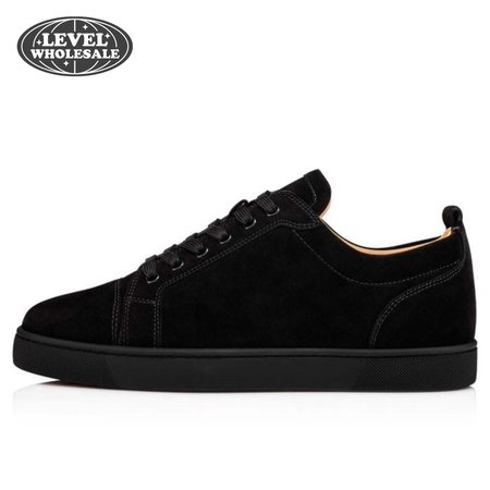 Christian Louboutin Black Louis Junior Sneakers