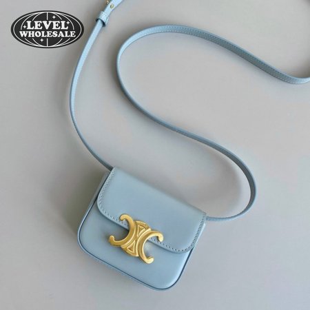 Celine Triomphe In Shiny Calfskin