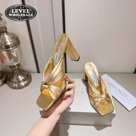 Jimmy Choo Avenue Leather Sandals Women