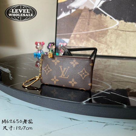 key pouch monogram brown