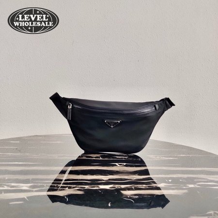 Prada Re-Nylon and Saffiano Leather Belt Bag