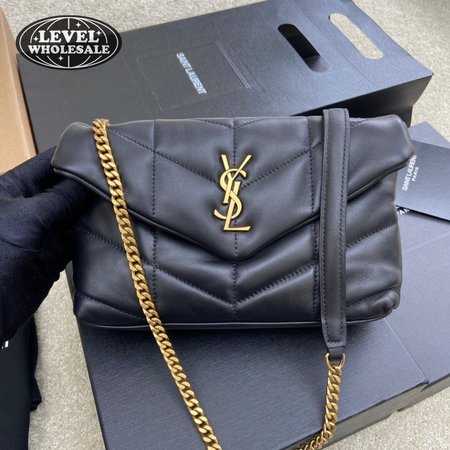 YSL Small Loulou Puffer In Quilted Nappa Leather