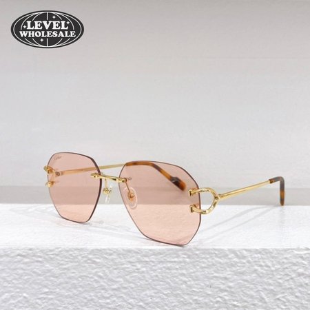 Cartier Eyewear Signature C Rimless Sunglasses