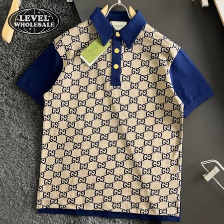 Gucci Beige GG Polo