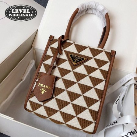 Prada Symbole Jacquard Fabric Micro Bag