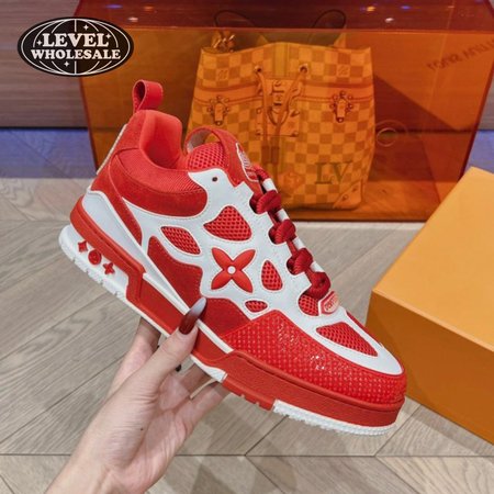 Skate Sneaker Red White