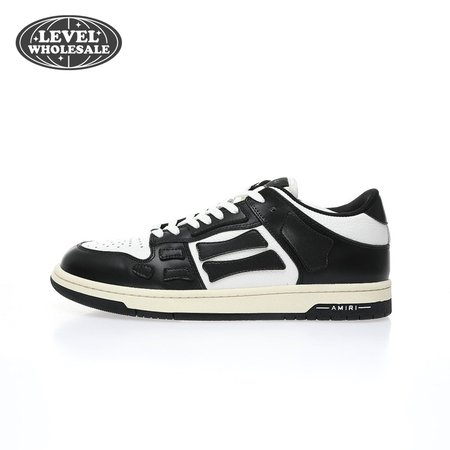 Amiri Skel Top Low Black White Sneaker