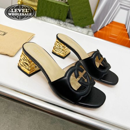 Gucci Women's Interlocking G Cut-Out Sandal