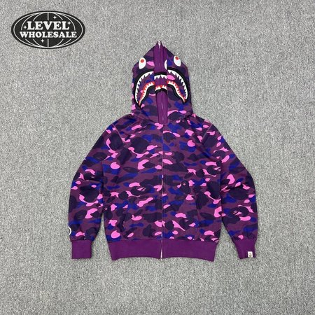 Bape Hoodie Shark Camo Print