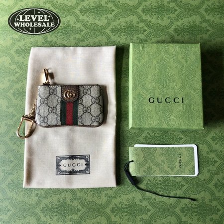 Gucci Ophidia Key Case Beige/Ebony