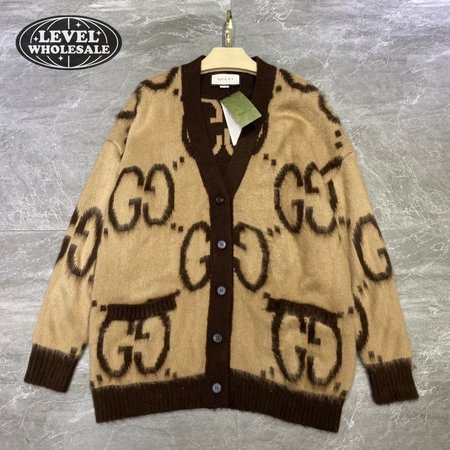 Gucci Reversible GG Mohair Wool Cardigan