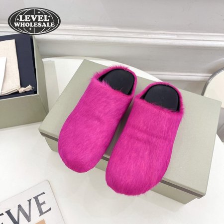 Marni High Quality Horsehair Slippers