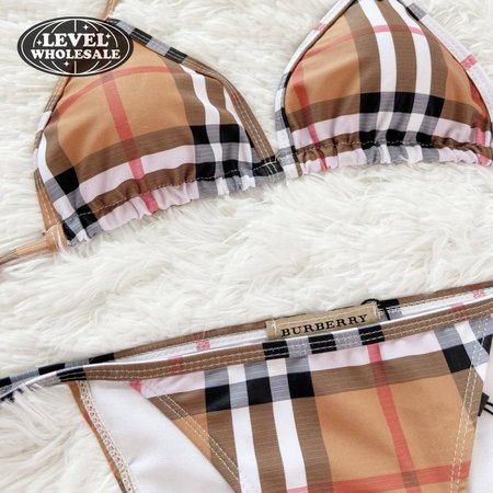 Burberry Check Triangle Bikini