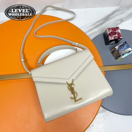 Saint Laurent Cassandra Medium Top Handle Bag In Box Saint Laurent Leather