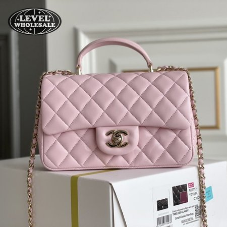 Chanel 22P Light Pink Caviar Coco Handle Bag