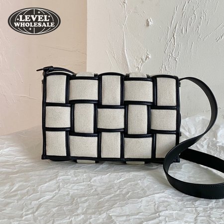 Bottega Veneta Padded Cassette Natural/black 19811