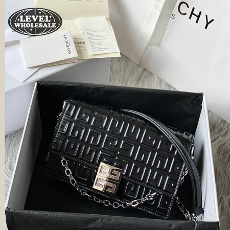 Givenchy Small 4G Bag In 4G Coated Canvas With Chain