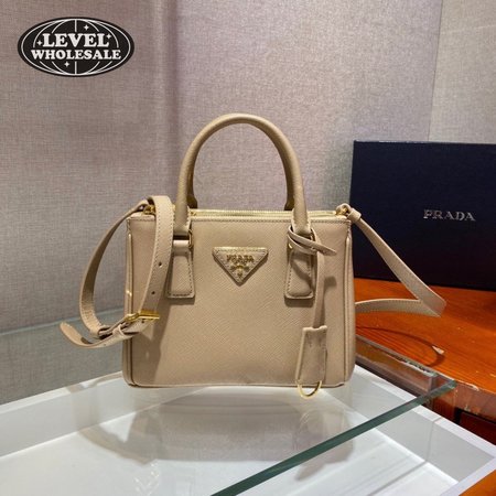 Prada Galleria Saffiano Leather Mini-Bag Yellow 1BA906