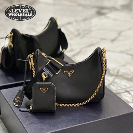 Prada Re-Edition 2005 Saffiano Leather Bag Black 1BH204