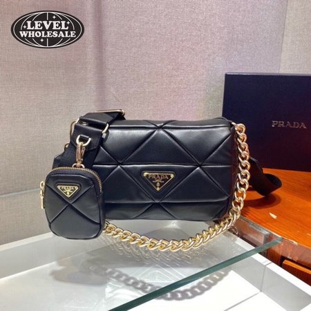 Prada Shoulder Bags Black 1BD292