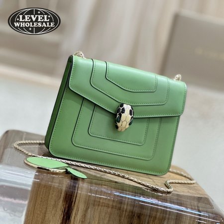 Bvlgari Serpenti Forever Crossbody Bag Green 34560