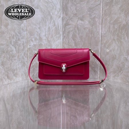 Bvlgari Serpenti Forever East-West Shoulder Bag Red 292525