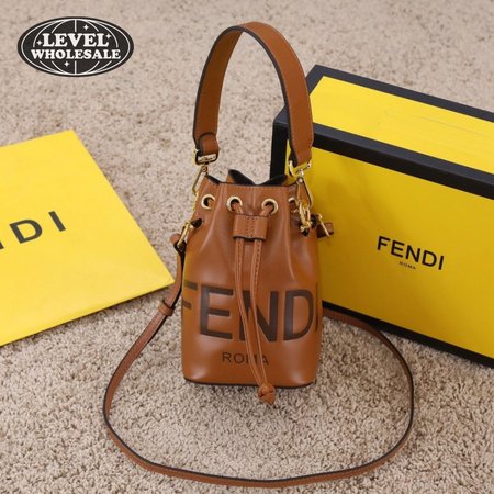 Fendi Mon Tresor Brown Leather Mini-Bag 8BS010AC9LF0QVK
