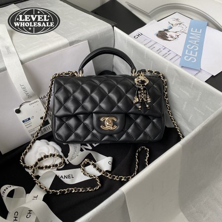 Chanel Mini CF Handle AS243?1 Black